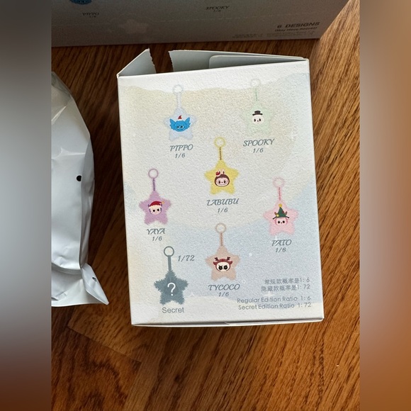 MONSTER SERIES STAR PLUSH PENDANT - LABUBU - Picture 2 of 5